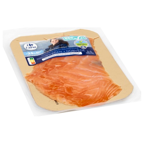 Filière Qualité Carrefour Extra Saumon Fumé Norvège 100 g
