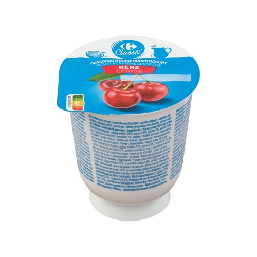 Carrefour Classic'' Yaourt à la Crème Aromatisé Cerise 150 g