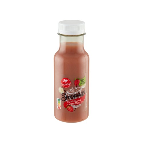 Carrefour Sensation Smoothie Fraise-Banane 250 ml