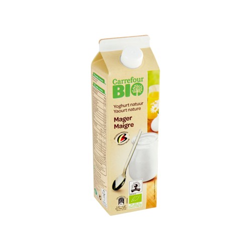 Carrefour Bio Yaourt Nature Maigre 1 kg