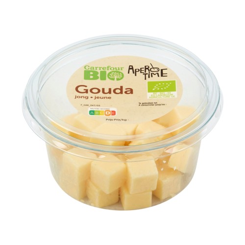 Carrefour Bio Apero Time Gouda Jeune 130 g