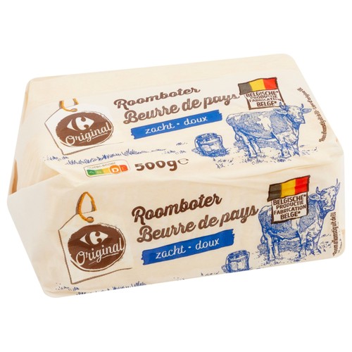 Carrefour Original Beurre de Pays Doux 500 g