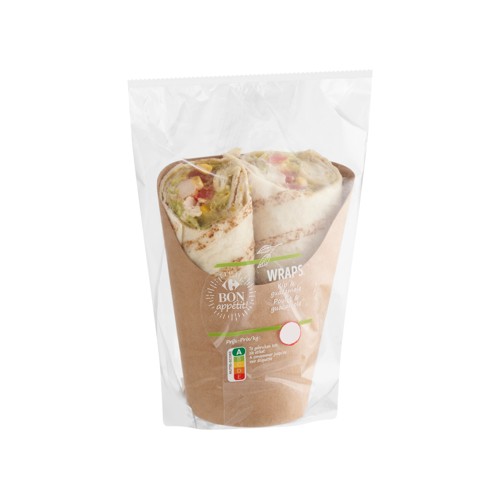 Carrefour Bon Appétit! Wraps Poulet & Guacamole 215 g