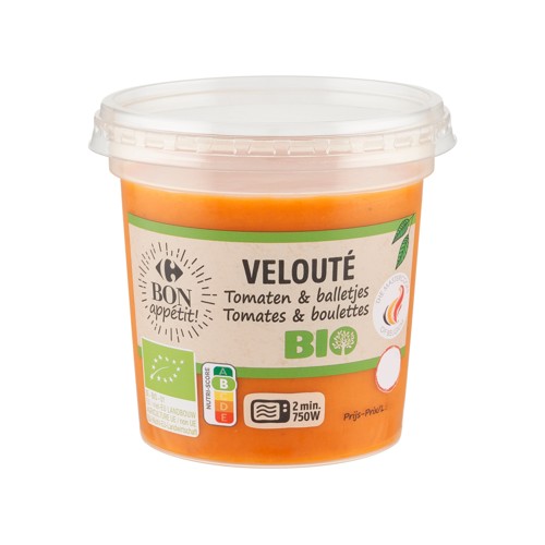 Carrefour Bio Bon Appétit! Velouté Tomates & Boulettes 300 ml
