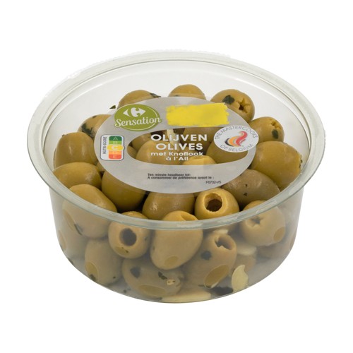 Carrefour Sensation Olives à l''Ail 150 g