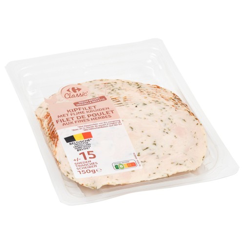 Carrefour Classic'' Filet de Poulet aux Fines Herbes 150 g