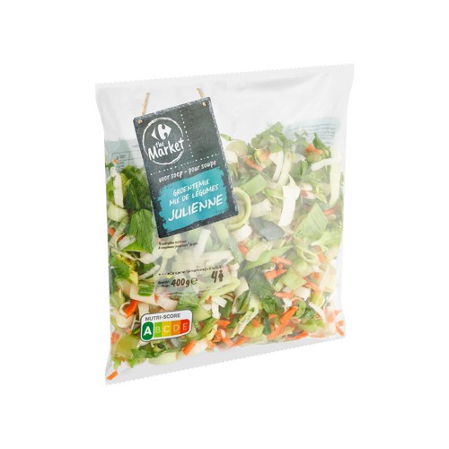 Carrefour The Market Mix de Légumes Julienne pour Soupe 400 g