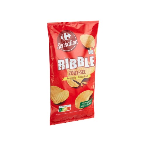 Carrefour Sensation Ribble Sel Croustillant 250 g