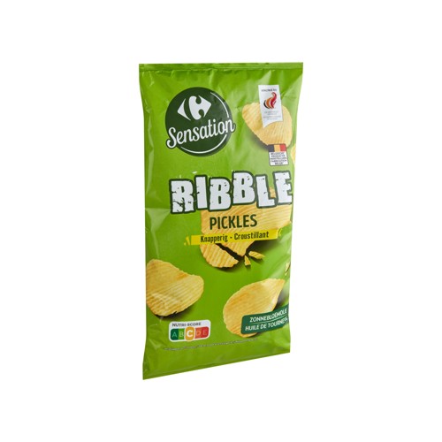 Carrefour Sensation Ribble Pickles Croustillant 250 g