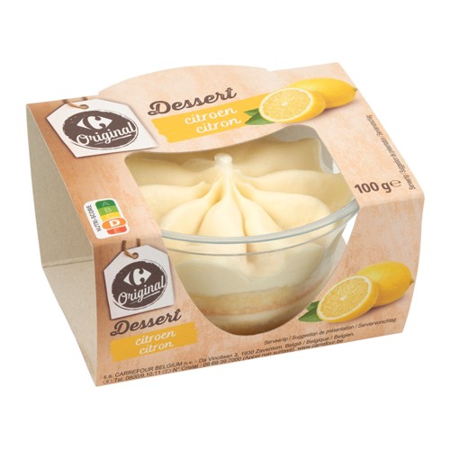 Carrefour Original Dessert Citron 100 g