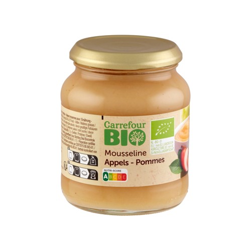 Carrefour Bio Mousseline Pommes 360 g