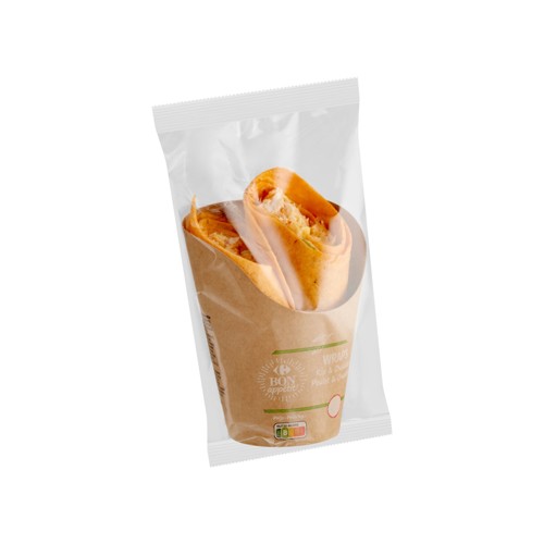 Carrefour Bon Appétit! Wraps Poulet & Cheddar 210 g