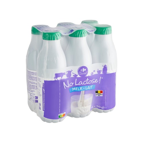 Carrefour Classic'' Lait Sans Lactose 6 x 50 cl