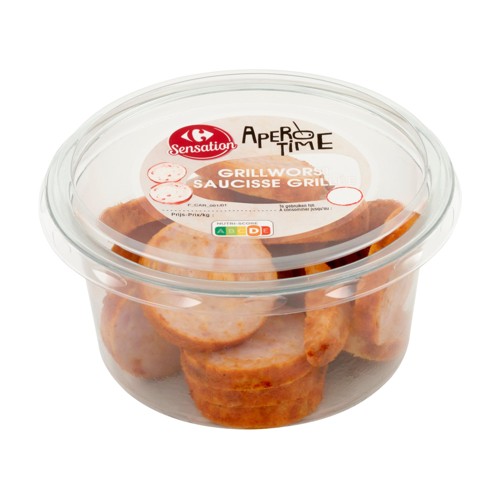 Carrefour Sensation Apero Time Saucisse Grillée 130 g