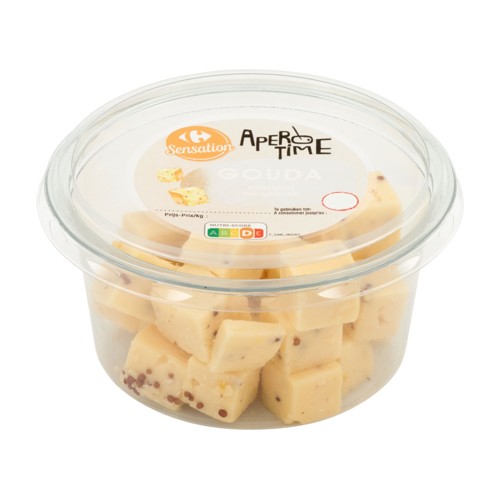 Carrefour Sensation Apero Time Gouda Moutarde 130 g