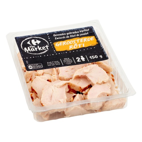 Carrefour The Market Emincés de Filet de Poulet Rôti 150 g