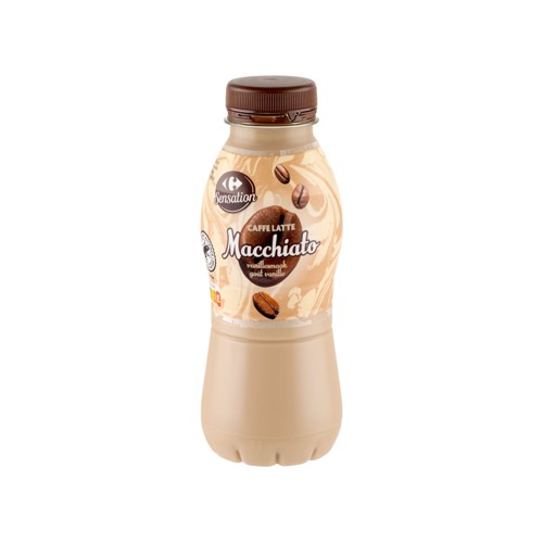 Carrefour Sensation Caffe Latte Macchiato Goût Vanille 330 ml
