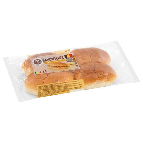 Carrefour Original Sandwiches au Beurre 4 Pièces 180 g