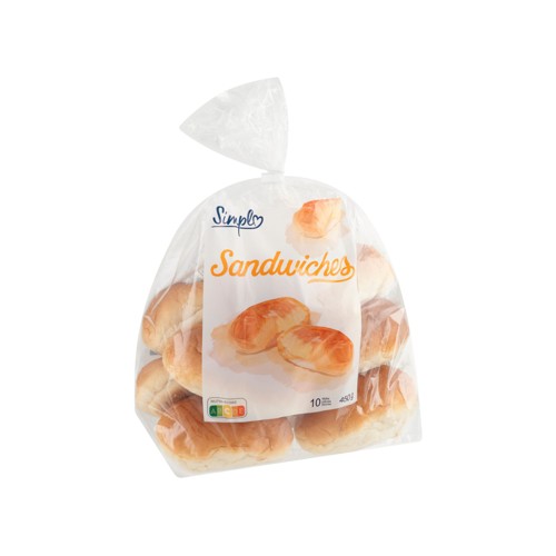 Simpl Sandwiches 10 Pièces 450 g