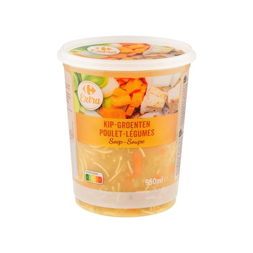 Carrefour Extra Poulet-Légumes Soupe 950 ml