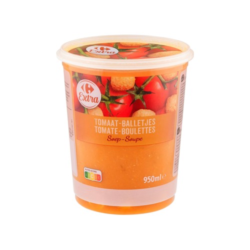 Carrefour Extra Tomate-Boulettes Soupe 950 ml
