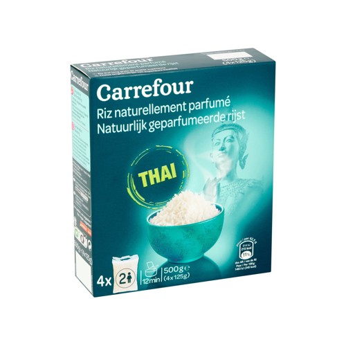 Carrefour Riz Naturellement Parfumé Thai 4 x 125 g