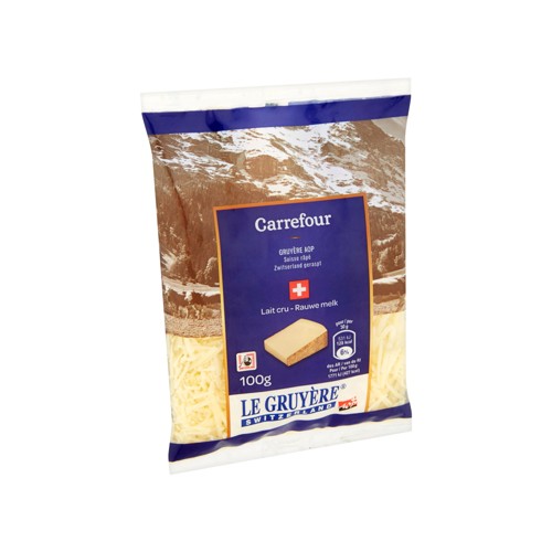 Carrefour Gruyère Suisse Râpé 100 g