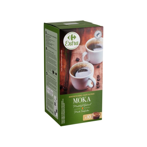 Carrefour Extra Café Filtres Moka 10 Pièces 75 g