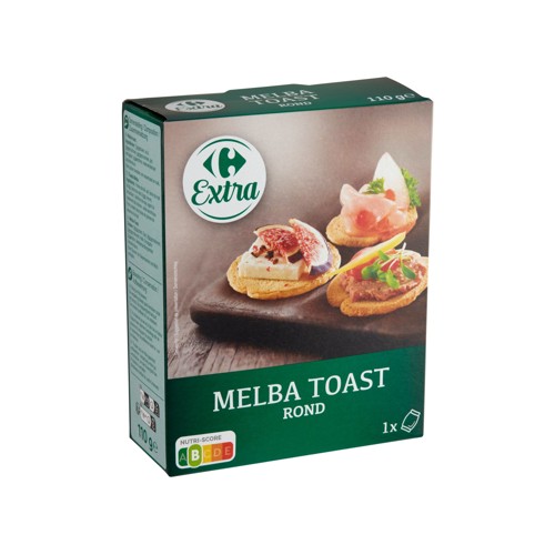 Carrefour Extra Melba Toast Rond 110 g