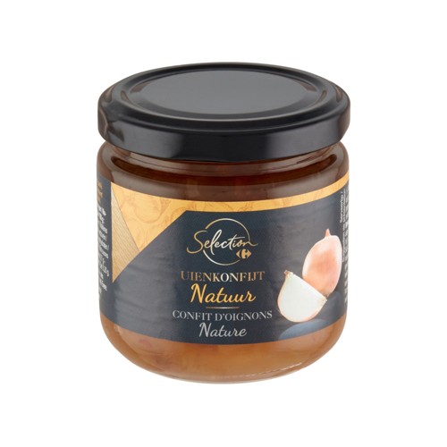 Carrefour Selection Confit d''Oignons Nature 225 g