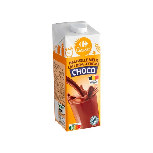 Carrefour Classic'' Lait Demi-Écrémé Choco 1 L