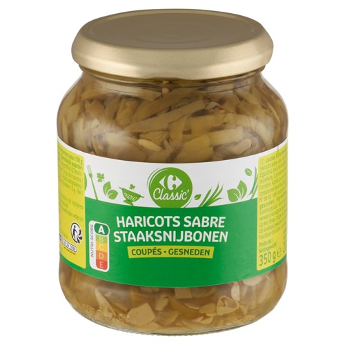 Carrefour Classic'' Haricots Sabre Coupés 350 g