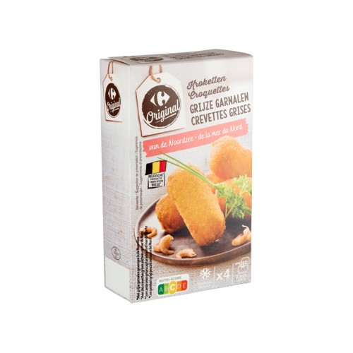 Carrefour Original Croquettes Crevettes Grises 4 Pièces 250 g