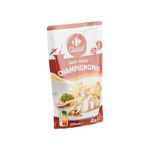 Carrefour Classic'' Sauce Champignons 220 ml