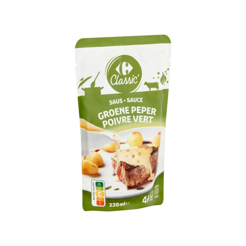 Carrefour Classic'' Sauce Poivre Vert 220 ml