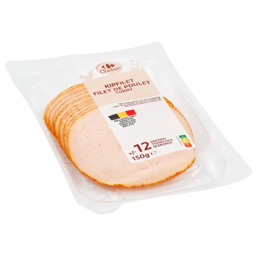 Carrefour Classic'' Filet de Poulet Curry 150 g