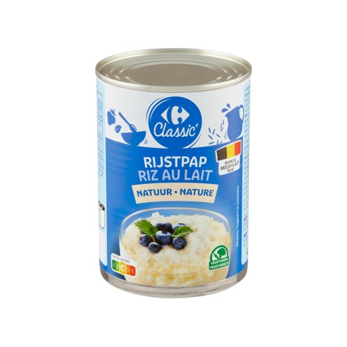 Carrefour Classic'' Riz au Lait Nature 400 g