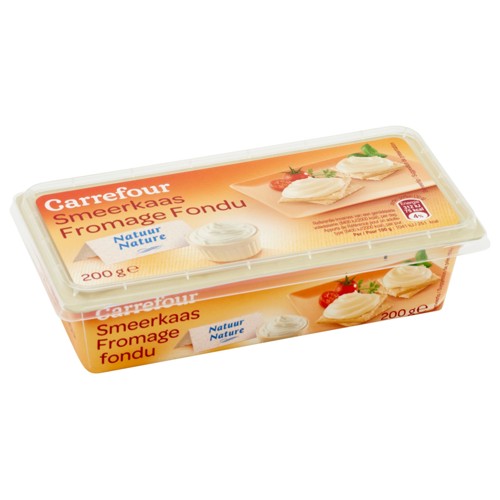 Carrefour Fromage Fondu Nature 200 g