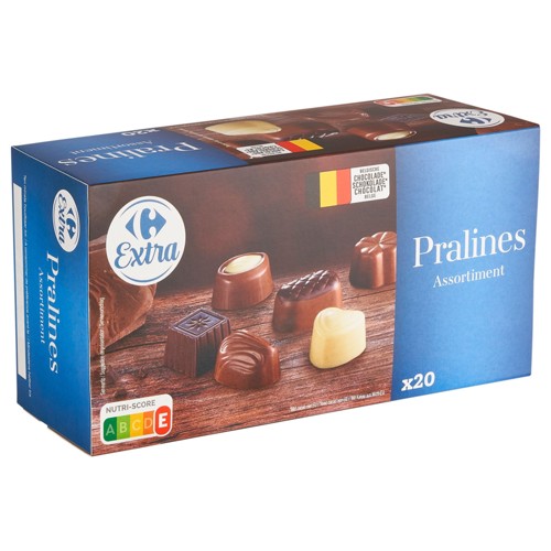 Carrefour Extra Pralines Assortiment 20 Pièces 250 g