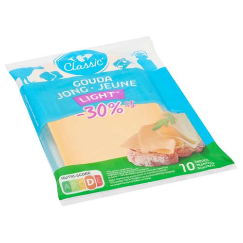 Carrefour Classic'' Gouda Jeune 10 Tranches 300 g