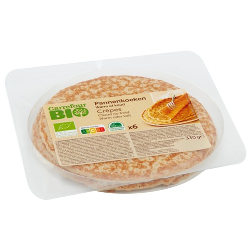 Carrefour Bio Crêpes 6 Pièces 330 g
