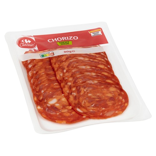 Carrefour Classic'' Chorizo Doux 80 g