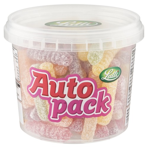 Lutti Suikerwerk Met Fruitsmaken Auto Pack 175 G