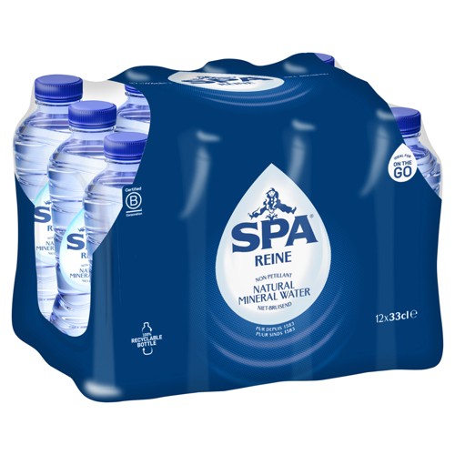 SPA REINE Eau Minérale Naturelle Non Pétillante 12x33cl