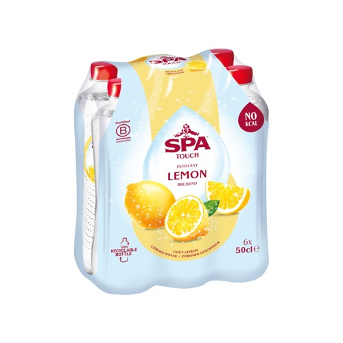 SPA TOUCH Eau Minérale Pétillante citron 6 x 50 cl