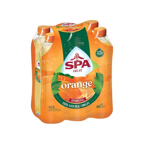 SPA Fruit Limonade pétillante au fruit Orange 6 x 40 cl