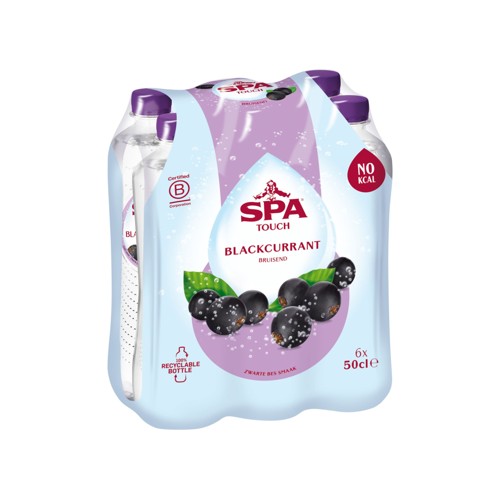 Spa Touch Petillant Goût Cassis 6 x 50 cl