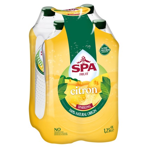 Spa Fruit Goût Citron 4 x 1.25 L