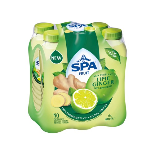 SPA Fruit Limonade non pétillante fruits Citron vert Gingembre 6X40cl