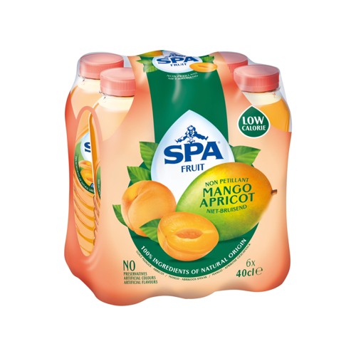 SPA Fruit Limonade non pétillante aux fruits Mangue Abricot 6 x 40 cl